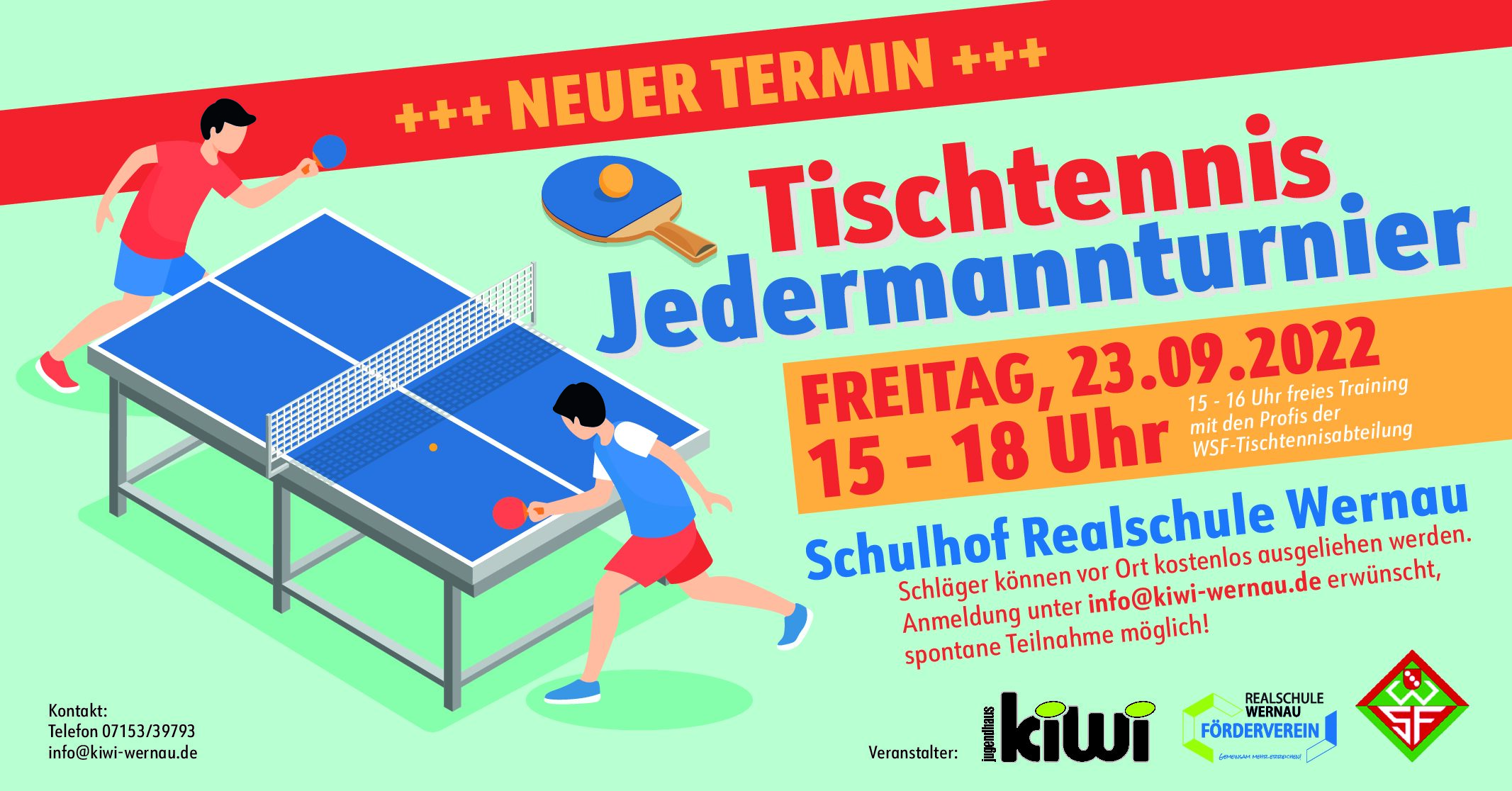 Tischtennis-Turnier für alle