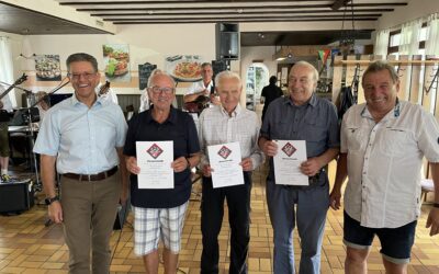 Mitglieder für 70 Jahre Treue geehrt