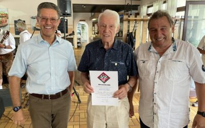 Dieter Denzinger seit 80 Jahren Mitglied
