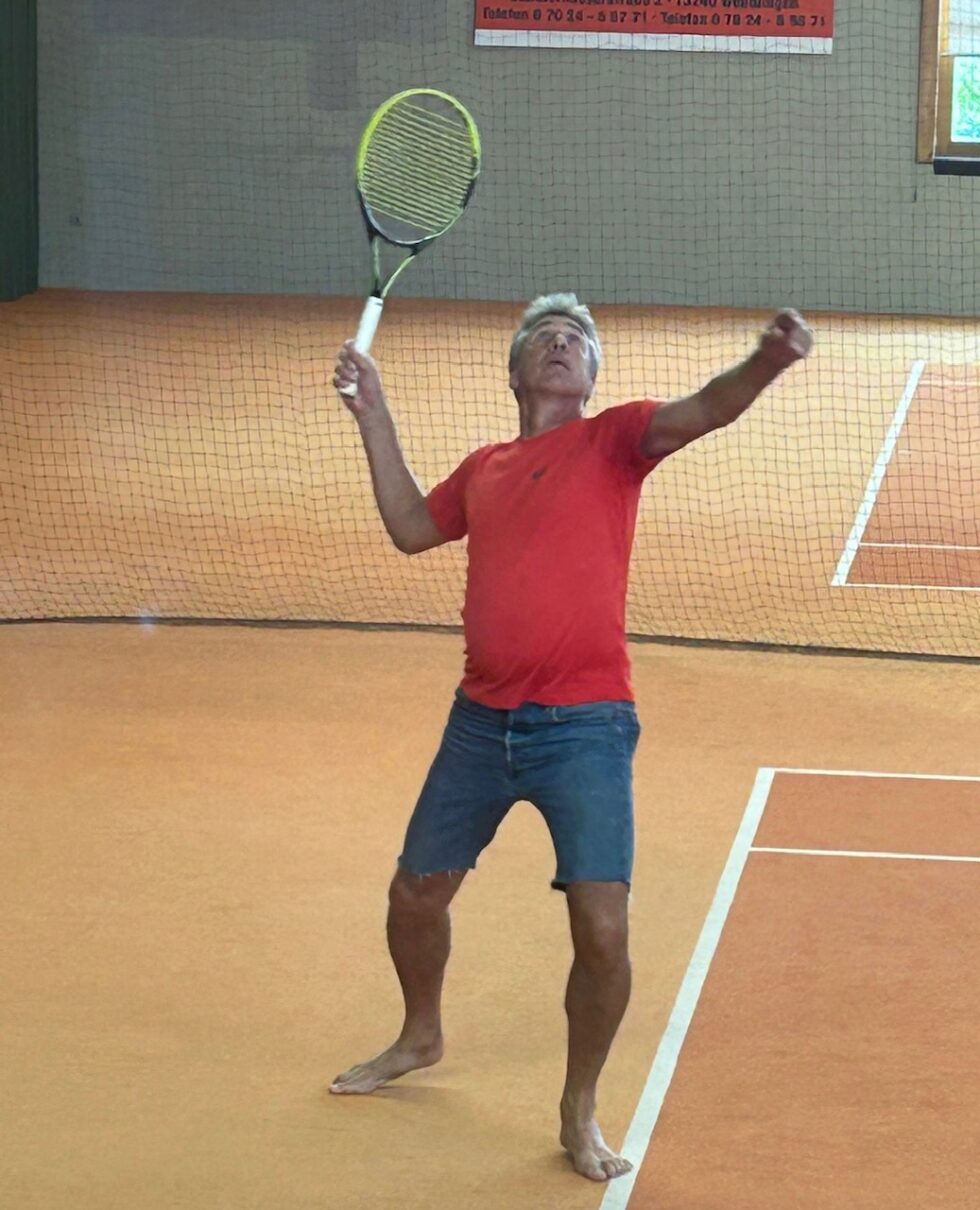 Heinz Bleich hat härtesten Aufschlag WSF