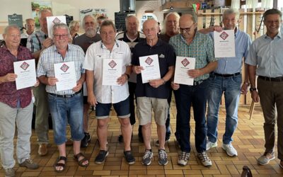 Mitglieder für 60 Jahre Treue geehrt