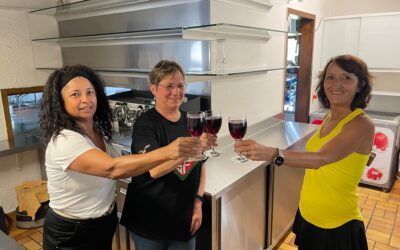 Neue Theke im Clubhaus